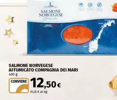 Compagnia dei mari - Salmone Norvegese Affumicato Compagnia dei mari - Salmone Norvegese Affumicato