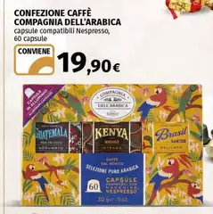 Nespresso - Confezione Caffè Compagnia Dell'Arabica Nespresso - Confezione Caffè Compagnia Dell'Arabica