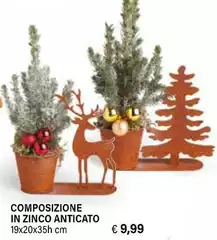 Composizione In Zinco Anticato Composizione In Zinco Anticato