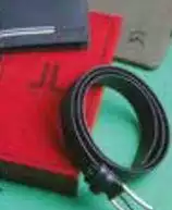 Lancetti - Portafoglio + Cintura Uomo 