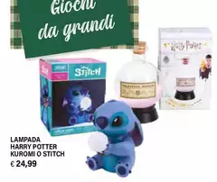 Lampada Harry Potter Kuromi O Stitch Lampada Harry Potter Kuromi O Stitch