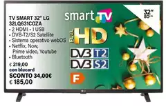 LG - Smart Tv 32" 32LQ631C0ZA LG - Smart Tv 32" 32LQ631C0ZA