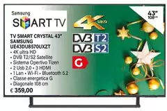 Samsung - Smart Tv Crystal 43" UE43DU8570UXZT Samsung - Smart Tv Crystal 43" UE43DU8570UXZT