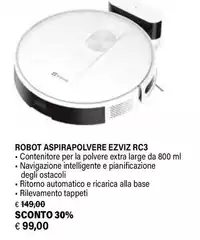 Ezviz - Robot Aspirapolvere RC3 Ezviz - Robot Aspirapolvere RC3