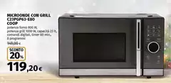 Coop - Microonde Con Grill C23pp63-e80 Coop - Microonde Con Grill C23pp63-e80
