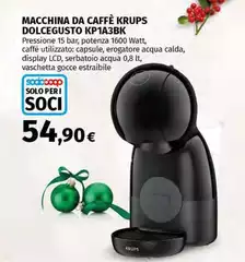 Krups - Macchina Da Caffè Dolcegusto KP143BK Krups - Macchina Da Caffè Dolcegusto KP143BK