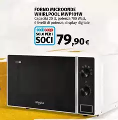 Whirlpool - Forno Microonde  Mwp101w