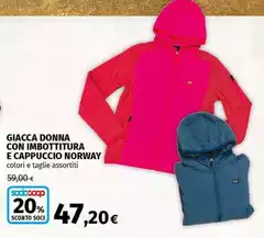 Norway - Giacca Donna Con Imbottitura E Cappuccio