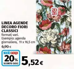 Linea - Agenda Decor Fiori Classici Linea - Agenda Decor Fiori Classici