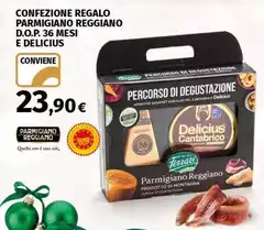 Reggiano - Confezione Parmigiano D.O.P. 36 Mesi E Delicius Reggiano - Confezione Parmigiano D.O.P. 36 Mesi E Delicius