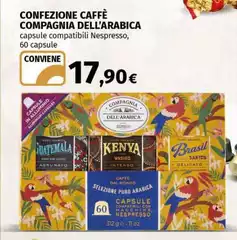 Nespresso - Confezione Caffè Compagnia Dell'Arabica Nespresso - Confezione Caffè Compagnia Dell'Arabica