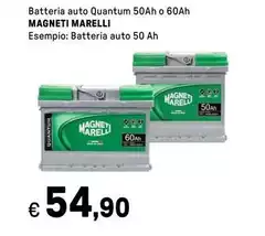 Magneti Marelli - Batteria Auto Quantum 50Ah O 60Ah
