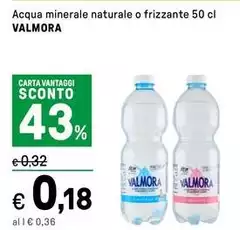 Valmora - Acqua Minerale Naturale O Frizzante Valmora - Acqua Minerale Naturale O Frizzante