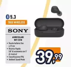 Sony - Auricolari WF-C510