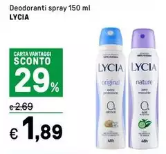 Lycia - Deodoranti Spray
