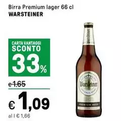 Warsteiner - Birra Premium Lager Warsteiner - Birra Premium Lager