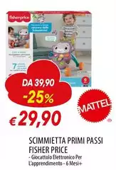 Mattel - Fisher Price Scimmietta Primi Passi Mattel - Fisher Price Scimmietta Primi Passi