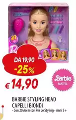 Barbie - Styleing Head Capelli Biondi