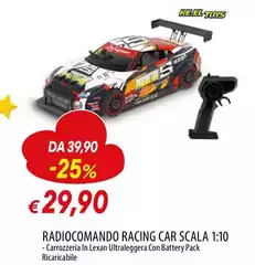 Scala - Radiocomando Racing Car 1:10 Scala - Radiocomando Racing Car 1:10
