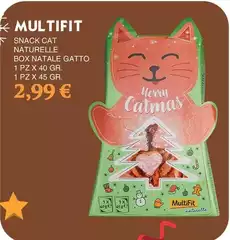 Multifit - Snack Cat Naturelle Box Natale Gatto Multifit - Snack Cat Naturelle Box Natale Gatto