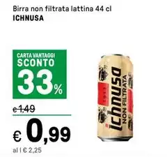 Ichnusa - Birra Non Filtrata Lattina