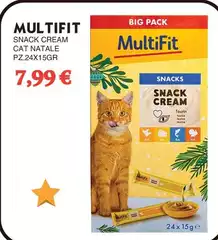 Multifit - Snack Cream Cat Natale Multifit - Snack Cream Cat Natale