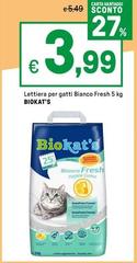 Biokat's - Lettiera Per Gatti Bianco Fresh Biokat's - Lettiera Per Gatti Bianco Fresh