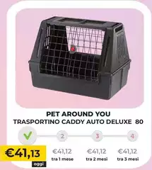 Pet Around You - Trasportino Caddy Auto Deluxe 80