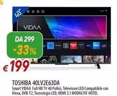 Toshiba - 40LV2E63DA Toshiba - 40LV2E63DA