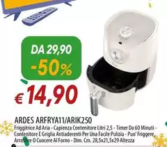 Ardes - ARFRYA11/ARIK250 Ardes - ARFRYA11/ARIK250