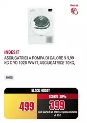 Indesit - Asciugatrice A Pompa Di Calore Indesit - Asciugatrice A Pompa Di Calore