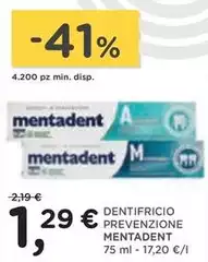 Mentadent - Dentifricio Prevenzione