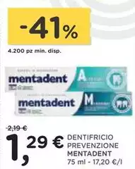 Mentadent - Dentifricio Prevenzione