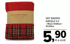 Set Bagno Natale 1+1 Set Bagno Natale 1+1