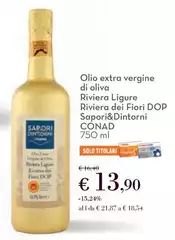 Oliva - Olio Extra Vergine Di Riviera Ligure Riviera Dei Fiori DOP Sapori&Dintorni Oliva - Olio Extra Vergine Di Riviera Ligure Riviera Dei Fiori DOP Sapori&Dintorni