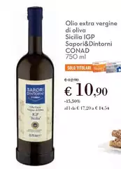 Olio Extra Vergine Di Oliva Sicilia IGP Sapori&Dintorni Olio Extra Vergine Di Oliva Sicilia IGP Sapori&Dintorni