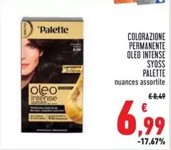 Palette - Colorazione Permanente Oleo Intense Syoss Palette - Colorazione Permanente Oleo Intense Syoss