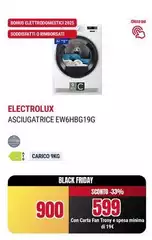 Electrolux - Asciugatrice Ew6hbg19g