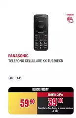 Panasonic - Telefono Cellulare Kx-tu250exb Panasonic - Telefono Cellulare Kx-tu250exb