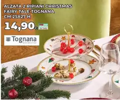 Fairy - Alzata 2 Ripiani Christmas Tâle Tognana Fairy - Alzata 2 Ripiani Christmas Tâle Tognana
