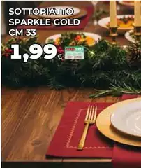 Gold - Sotto Piatto Sparkle Gold - Sotto Piatto Sparkle