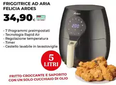 Ardes - Friggitrice Ad Aria Felicia Ardes - Friggitrice Ad Aria Felicia