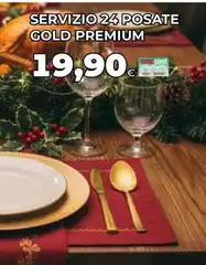 Gold - Servizio 24 Posate Premium Gold - Servizio 24 Posate Premium