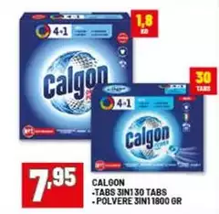 Calgon - Tabs 3in 1 30 Tabs/polvere 3in 1 1800 Gr Calgon - Tabs 3in 1 30 Tabs/polvere 3in 1 1800 Gr