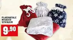 Plaid Natale In Sacco 127x152cm Plaid Natale In Sacco 127x152cm