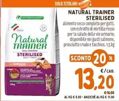Natural Trainer - Sterilised
