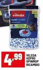 Vileda - H2pro Spinmop Ricambio Vileda - H2pro Spinmop Ricambio