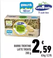 Latte trento - Burro Trentino Latte trento - Burro Trentino