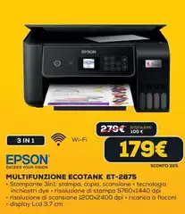 Epson - Multifunzione EcoTank  ET-2875