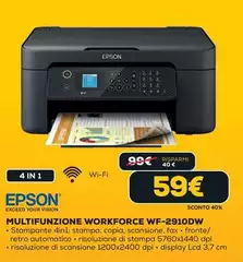 Epson - Multifunzione Workforce WF-2910DW